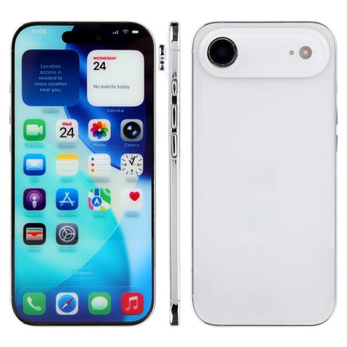 Écran couleur factice non fonctionnel pour iPhone Air (blanc) SH924W407-07