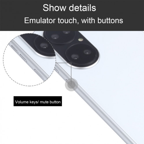 Modèle d'affichage factice non fonctionnel à écran noir pour Huawei P50 (blanc) SH701W1010-07