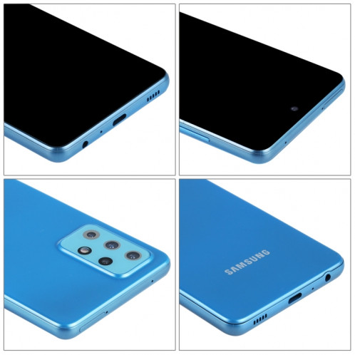 Modèle d'affichage factice d'écran non fonctionnel à écran noir pour Samsung Galaxy A52 5G (bleu) SH710L1207-07