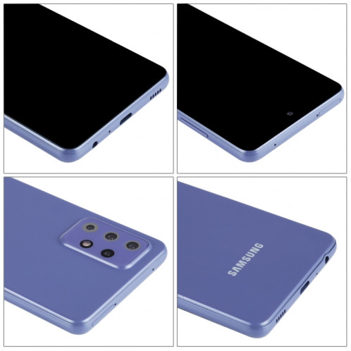 Modèle d'affichage factice non professionnel à écran noir pour Samsung Galaxy A52 5G (violet) SH710P1226-07