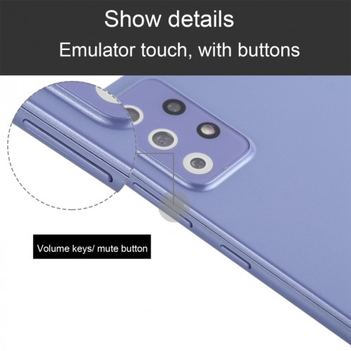 Modèle d'affichage factice non professionnel à écran noir pour Samsung Galaxy A52 5G (violet) SH710P1226-07
