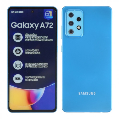 Écran couleur Modèle d'affichage factice non fonctionnel pour Samsung Galaxy A72 5G (bleu) SH713L1523-07