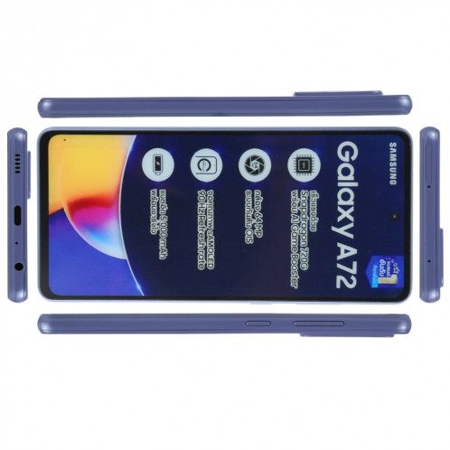 Modèle d'affichage factice non fonctionnel à l'écran de couleur pour Samsung Galaxy A72 5G (violet) SH713P30-07