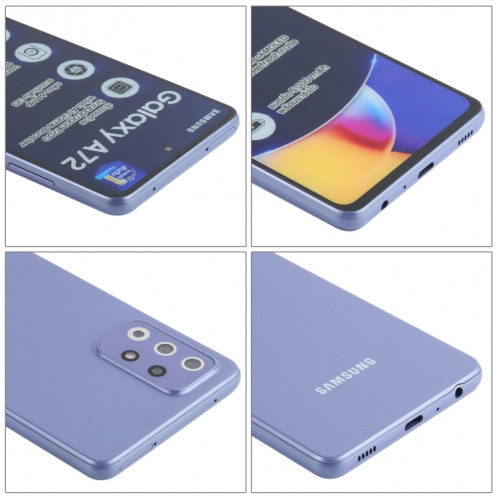 Modèle d'affichage factice non fonctionnel à l'écran de couleur pour Samsung Galaxy A72 5G (violet) SH713P30-07