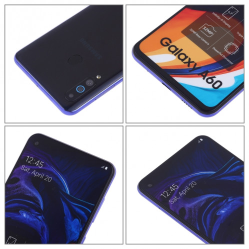 Modèle d'affichage factice factice non fonctionnel pour écran couleur original pour Galaxy A60 (bleu) SH781L1576-05