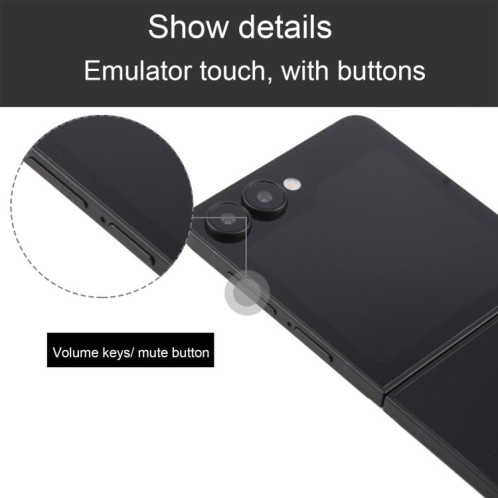 Écran factice non fonctionnel pour Samsung Galaxy Z Flip7 (noir) SH790B386-07