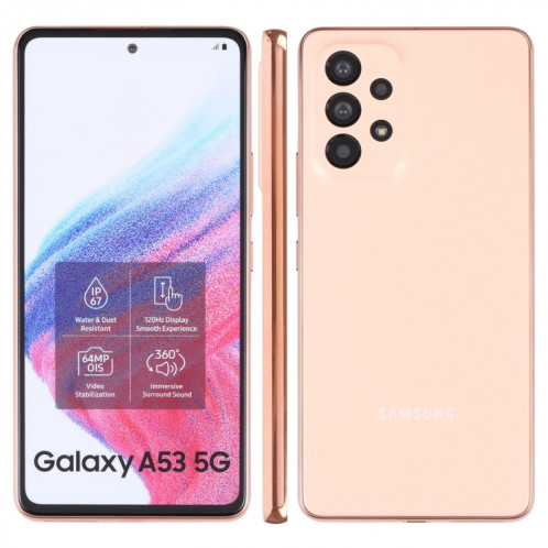 Pour Samsung Galaxy A53 5G écran couleur d'origine faux modèle d'affichage factice non fonctionnel (or) SH871J806-05