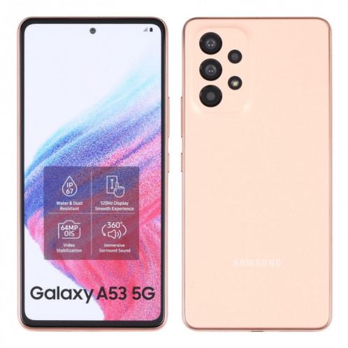 Pour Samsung Galaxy A53 5G écran couleur d'origine faux modèle d'affichage factice non fonctionnel (or) SH871J806-05