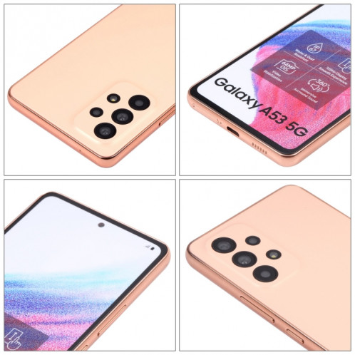 Pour Samsung Galaxy A53 5G écran couleur d'origine faux modèle d'affichage factice non fonctionnel (or) SH871J806-05
