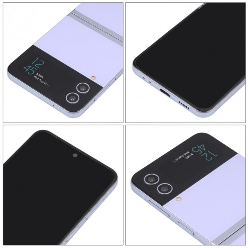 Pour Samsung Galaxy Z Flip4 Black Screen Non-Working Fake Dummy Display Model (Violet) SH872P1950-06