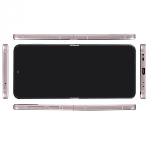 Pour Samsung Galaxy Z Flip4 écran noir faux modèle d'affichage factice non fonctionnel (or rose) SH72RG1212-06
