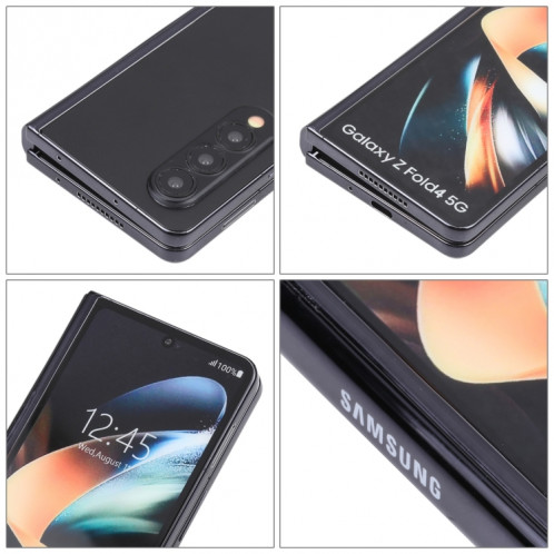 Pour Samsung Galaxy Z Fold4 écran couleur faux modèle d'affichage factice non fonctionnel (noir) SH877B400-07