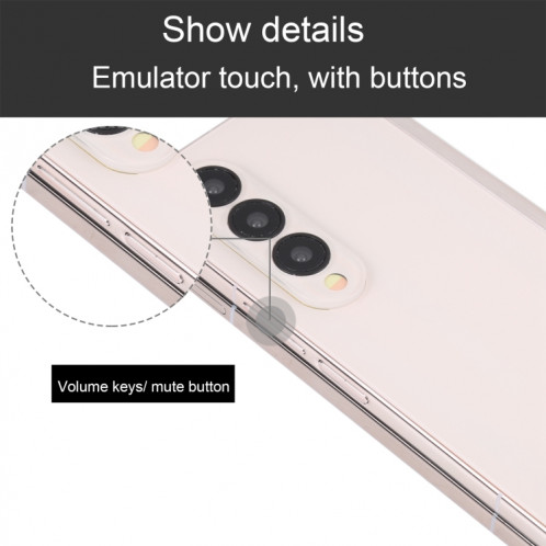 Pour Samsung Galaxy Z Fold4 écran couleur faux modèle d'affichage factice non fonctionnel (or) SH877J1577-07