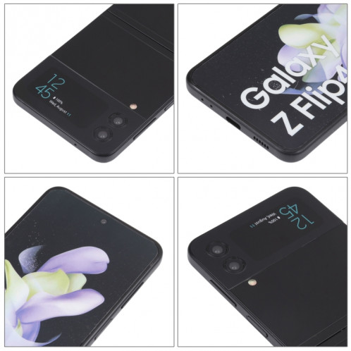 Pour Samsung Galaxy Z Flip4 écran couleur faux modèle d'affichage factice non fonctionnel (noir) SH878B420-06