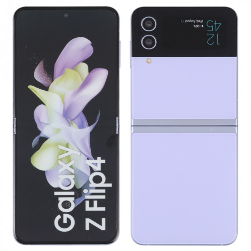 Pour Samsung Galaxy Z Flip4 écran couleur faux modèle d'affichage factice non fonctionnel (violet) SH878P1496-06