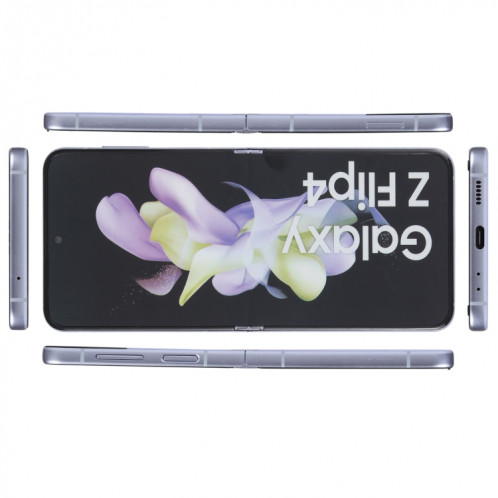 Pour Samsung Galaxy Z Flip4 écran couleur faux modèle d'affichage factice non fonctionnel (violet) SH878P1496-06