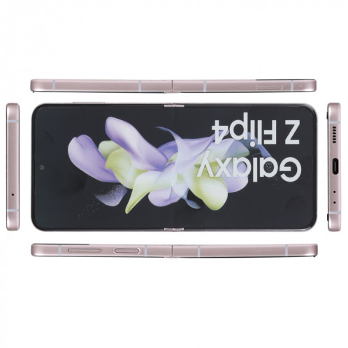 Pour Samsung Galaxy Z Flip4 écran couleur faux modèle d'affichage factice non fonctionnel (or rose) SH78RG1076-06