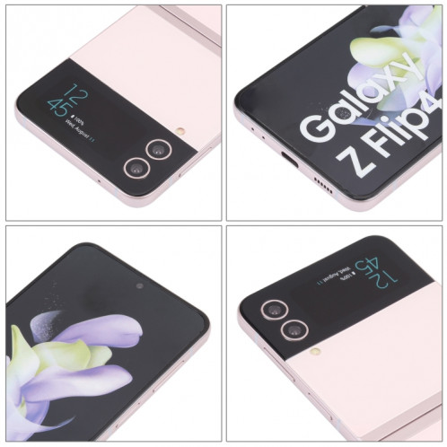 Pour Samsung Galaxy Z Flip4 écran couleur faux modèle d'affichage factice non fonctionnel (or rose) SH78RG1076-06