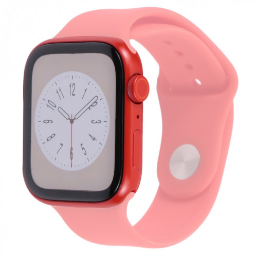 Pour Apple Watch Series 8 Écran couleur de 45 mm Faux modèle d'affichage factice, pour photographier le bracelet de montre, pas de bracelet de montre (rouge) SH883R557-06