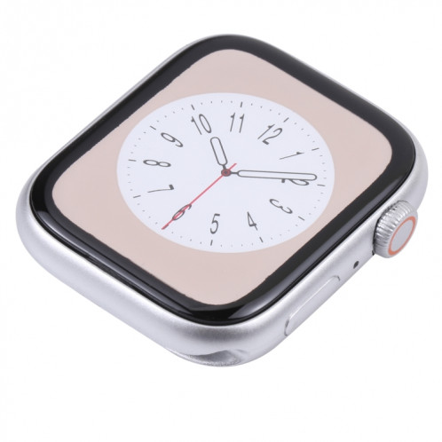 Pour Apple Watch Series 8 Écran couleur de 45 mm Faux modèle d'affichage factice, pour photographier le bracelet de montre, pas de bracelet de montre (argent) SH883S1119-06