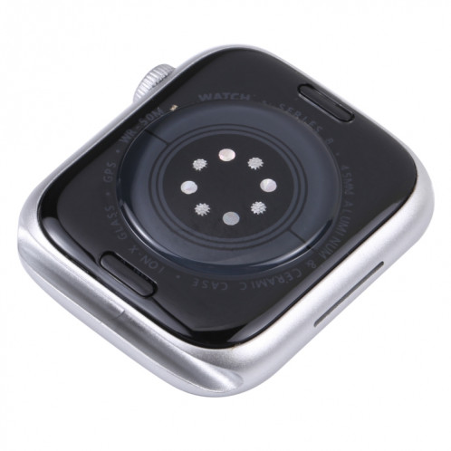 Pour Apple Watch Series 8 Écran couleur de 45 mm Faux modèle d'affichage factice, pour photographier le bracelet de montre, pas de bracelet de montre (argent) SH883S1119-06