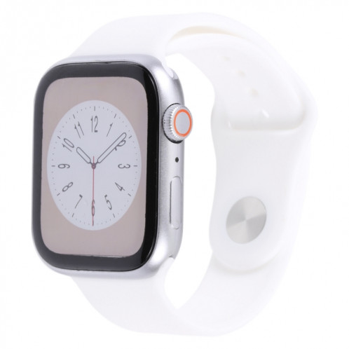 Pour Apple Watch Series 8 Écran couleur de 45 mm Faux modèle d'affichage factice, pour photographier le bracelet de montre, pas de bracelet de montre (argent) SH883S1119-06