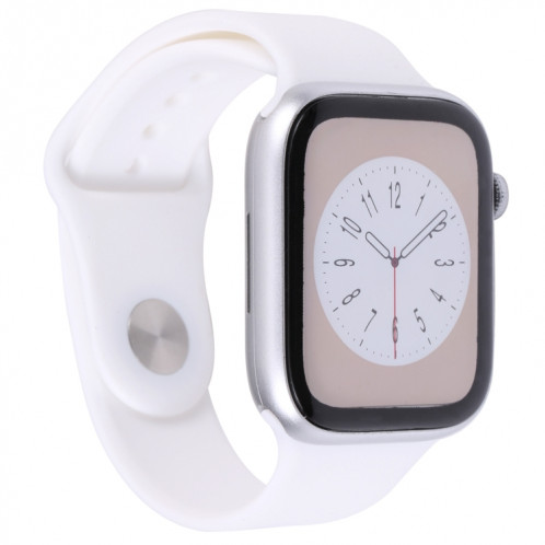 Pour Apple Watch Series 8 Écran couleur 45 mm Faux modèle d'affichage factice non fonctionnel (blanc) SH884W641-06