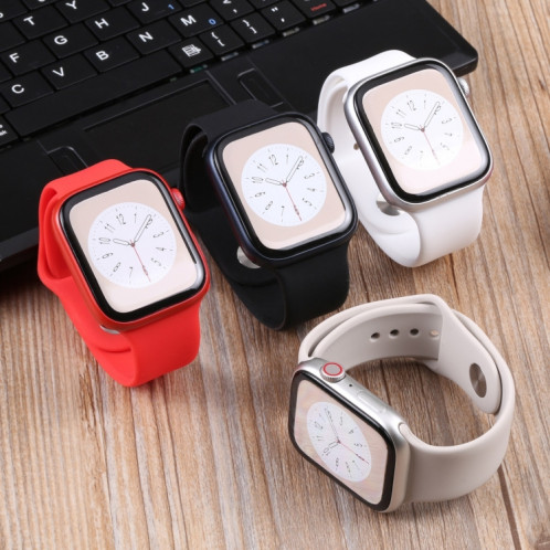Pour Apple Watch Series 8 Écran couleur 45 mm Faux modèle d'affichage factice non fonctionnel (blanc) SH884W641-06