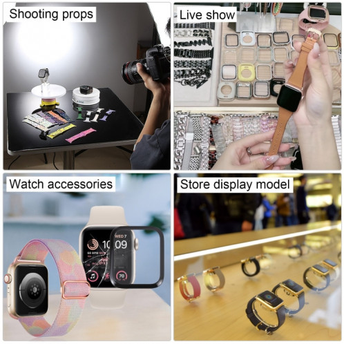Pour Apple Watch SE 2022 40 mm Écran noir Faux modèle d'affichage factice non fonctionnel, pour photographier le bracelet de montre, pas de bracelet de montre (minuit) SH89MN1817-06