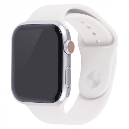 Pour Apple Watch SE 2022 44 mm Écran noir Faux modèle d'affichage factice non fonctionnel, pour photographier le bracelet de montre, pas de bracelet de montre (argent) SH893S1608-05