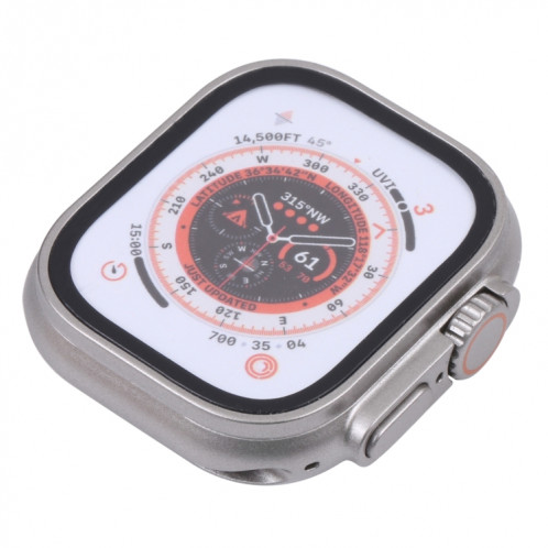 Pour Apple Watch Ultra Écran couleur 49 mm Faux modèle d'affichage factice non fonctionnel, pour photographier le bracelet de montre, pas de bracelet de montre (argent) SH895S639-05