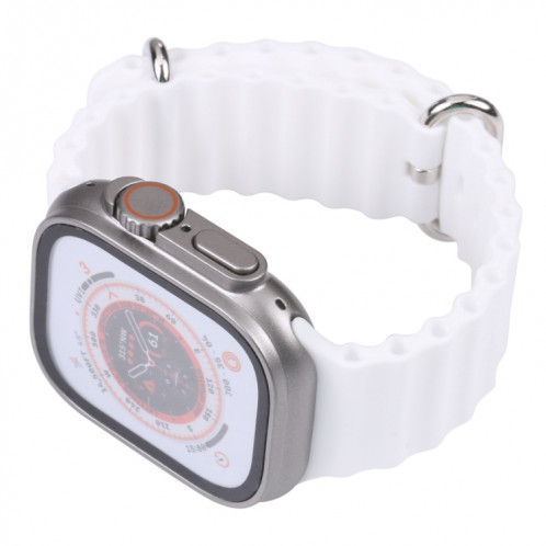 Pour Apple Watch Ultra 49mm écran couleur faux modèle d'affichage factice non fonctionnel (blanc) SH896W1443-06