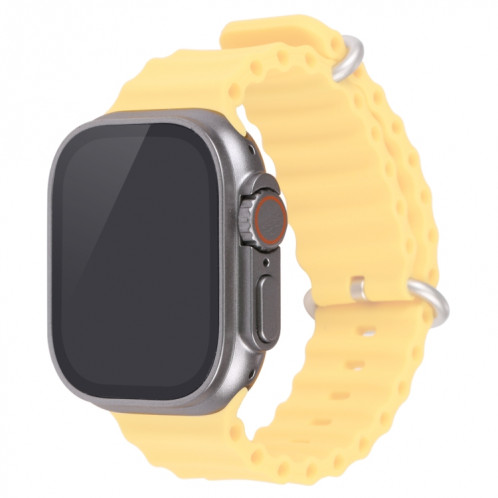 Pour Apple Watch Ultra 49 mm écran noir faux modèle d'affichage factice non fonctionnel, pour photographier le bracelet de montre, pas de bracelet de montre (argent) SH897S1548-05