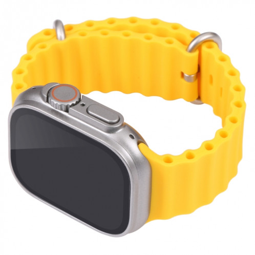 Pour Apple Watch Ultra 49 mm Écran noir Faux modèle d'affichage factice non fonctionnel (jaune) SH898Y1116-06