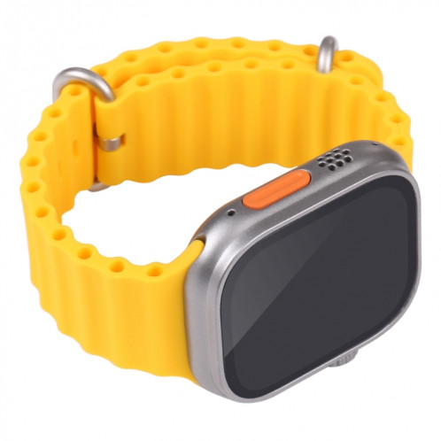 Pour Apple Watch Ultra 49 mm Écran noir Faux modèle d'affichage factice non fonctionnel (jaune) SH898Y1116-06