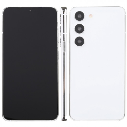 Pour Samsung Galaxy S23 5G écran noir faux modèle d'affichage factice non fonctionnel (blanc) SH899W1105-06