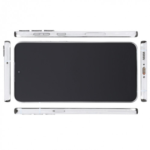 Pour Samsung Galaxy S23+ 5G écran noir faux modèle d'affichage factice non fonctionnel (blanc) SH900W1989-06