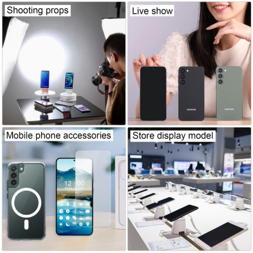 Pour Samsung Galaxy S23 + 5G écran noir faux modèle d'affichage factice non fonctionnel (noir) SH900B1172-06