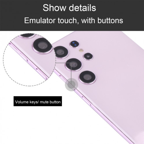 Pour Samsung Galaxy S23 Ultra 5G écran noir faux modèle d'affichage factice non fonctionnel (lavande britannique) SH01BL1009-06