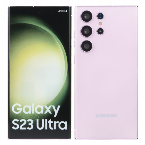 Pour Samsung Galaxy S23 Ultra 5G écran couleur faux modèle d'affichage factice non fonctionnel (violet lavande) SH02BL1457-06