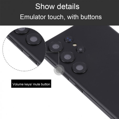 Pour Samsung Galaxy S23 Ultra 5G écran couleur faux modèle d'affichage factice non fonctionnel (noir) SH902B1211-06