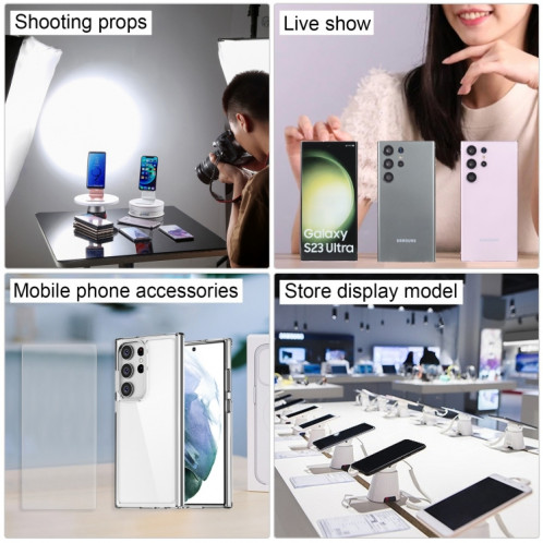 Pour Samsung Galaxy S23 Ultra 5G écran couleur faux modèle d'affichage factice non fonctionnel (noir) SH902B1211-06
