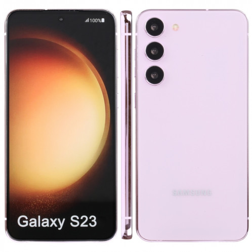 Pour Samsung Galaxy S23 5G écran couleur faux modèle d'affichage factice non fonctionnel (violet lavande) SH03BL889-06