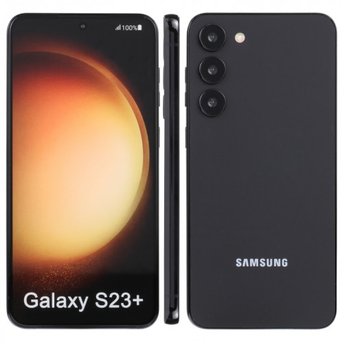 Pour Samsung Galaxy S23 + 5G écran couleur faux modèle d'affichage factice non fonctionnel (noir) SH904B1632-06