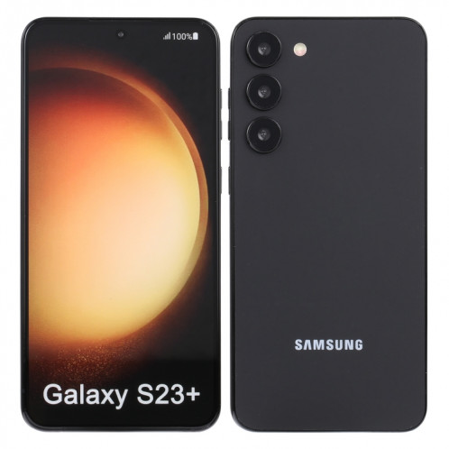 Pour Samsung Galaxy S23 + 5G écran couleur faux modèle d'affichage factice non fonctionnel (noir) SH904B1632-06