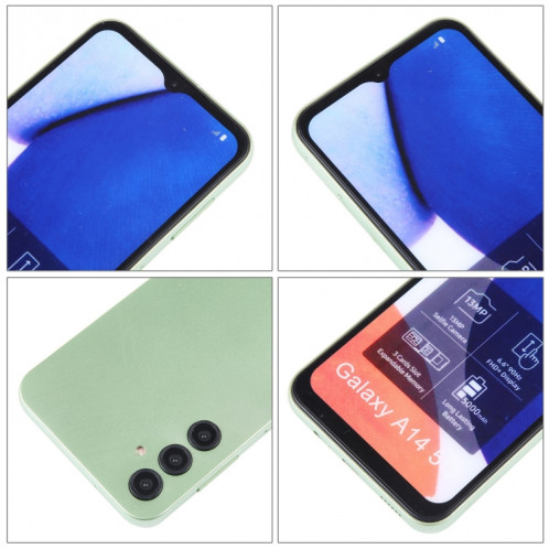 Pour Samsung Galaxy A14 5G écran couleur faux modèle d'affichage factice non fonctionnel (vert clair) SH05LG1990-07