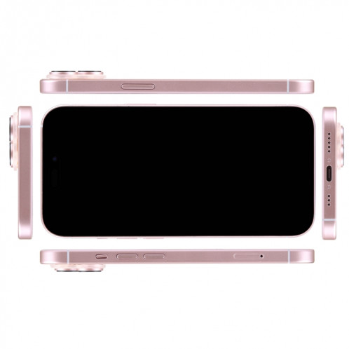 Pour iPhone 15, écran noir, faux modèle d'affichage factice non fonctionnel (rose) SH911F665-07