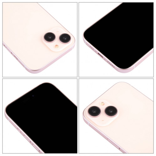 Pour iPhone 15, écran noir, faux modèle d'affichage factice non fonctionnel (rose) SH911F665-07