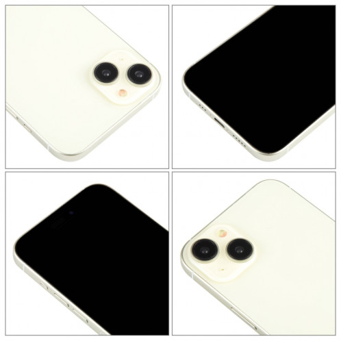 Pour iPhone 15 Black Screen Non-Working Fake Dummy Display Model (Blanc) SH911W617-07