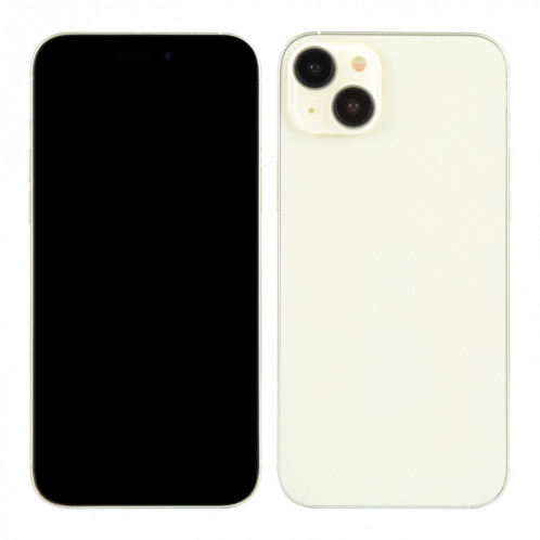 Pour iPhone 15 Plus écran noir faux modèle d'affichage factice non fonctionnel (blanc) SH912W524-07